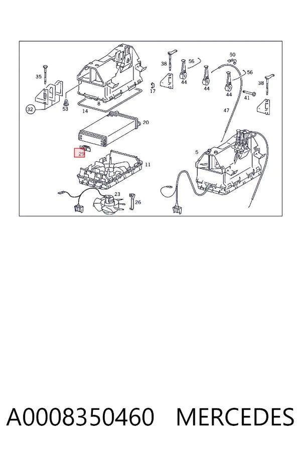  A0008350460 Mercedes