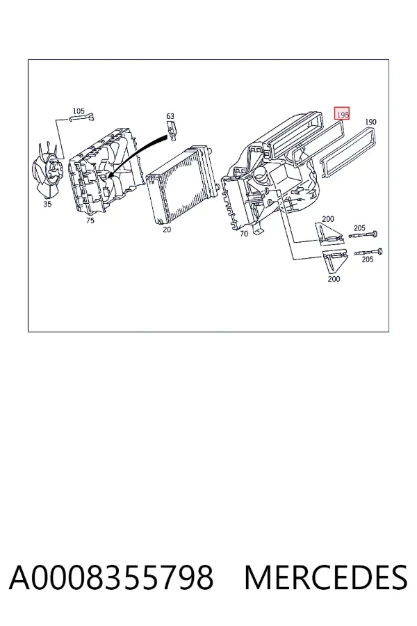  A0008355798 Mercedes