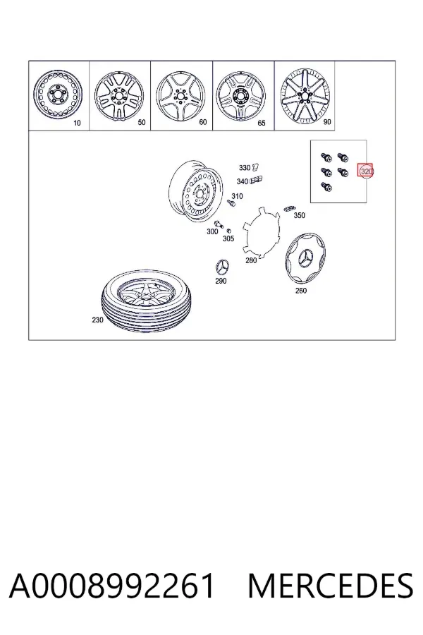  A0008992261 Mercedes