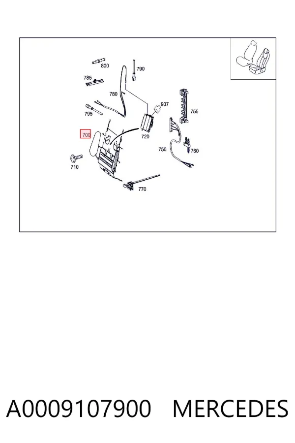  A0009107900 Mercedes