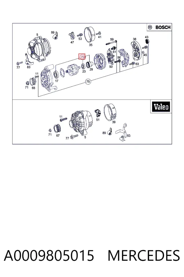  A0009805015 Mercedes