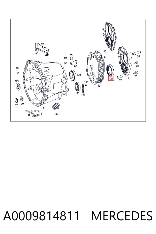  A0009814811 Mercedes