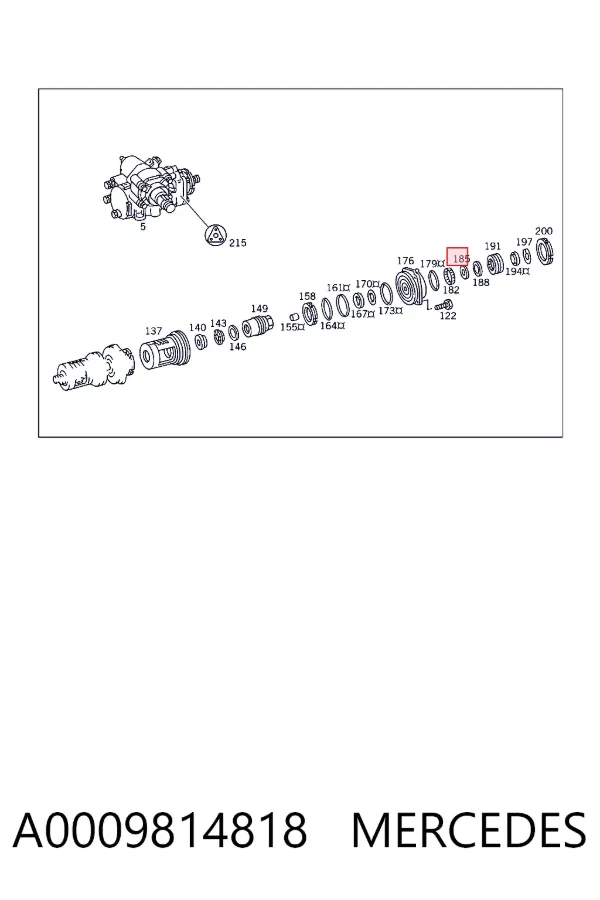  A0009814818 Mercedes