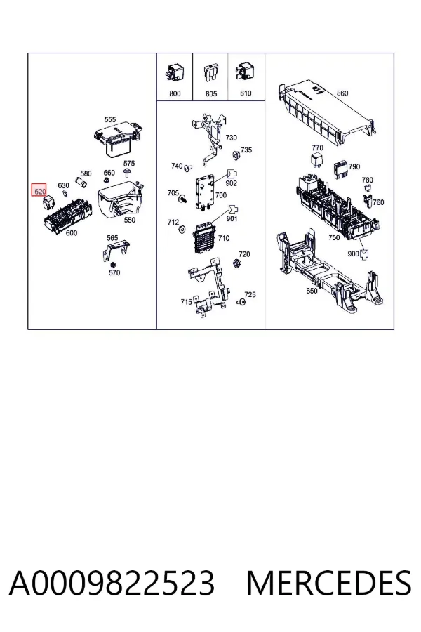  A0009822523 Mercedes