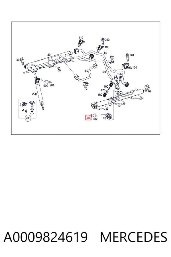  A0009824619 Mercedes