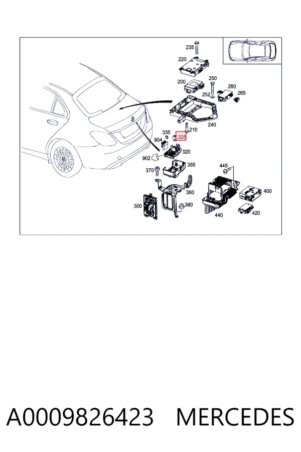  A0009826423 Mercedes