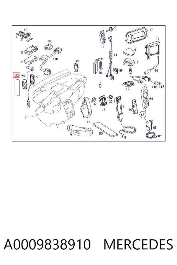  A0009838910 Mercedes
