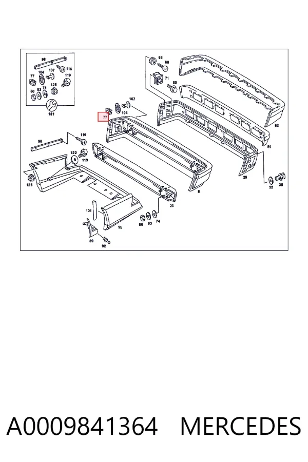  A0009841364 Mercedes