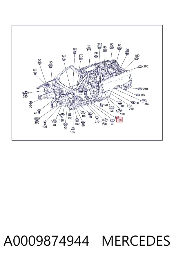  A0009874944 Mercedes
