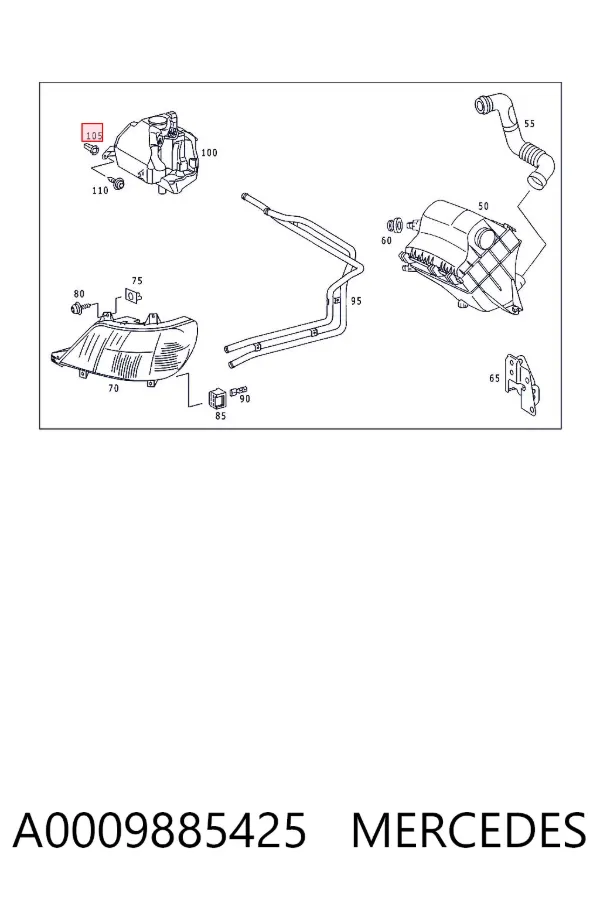  A0009885425 Mercedes
