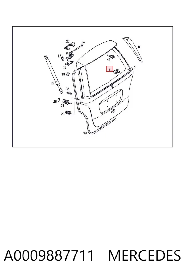  A0009887711 Mercedes