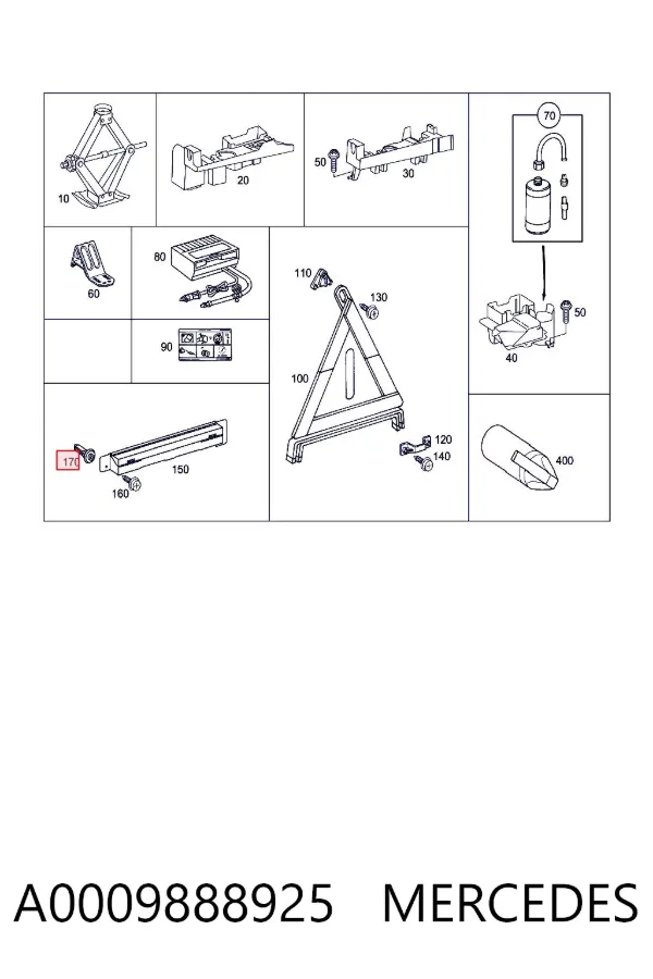  A0009888925 Mercedes