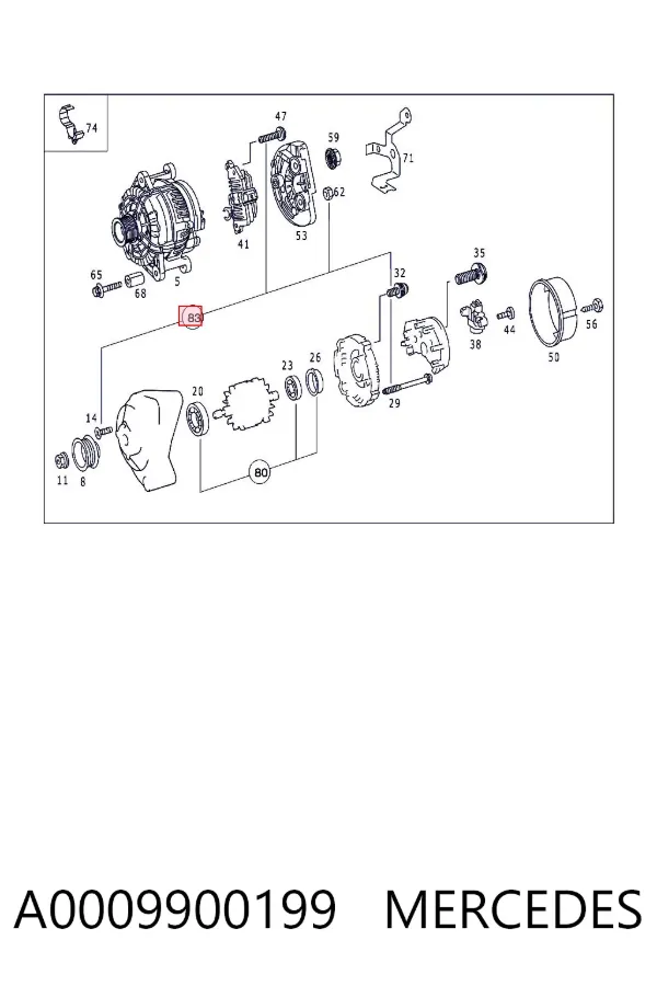  A0009900199 Mercedes