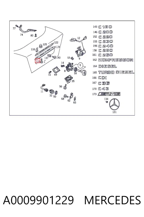  A0009901229 Mercedes