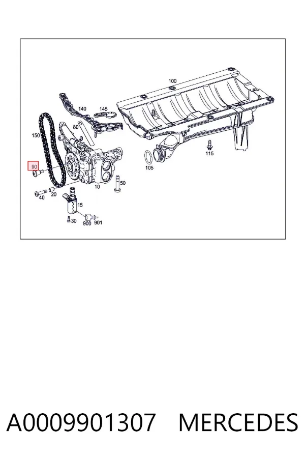  A0009901307 Mercedes