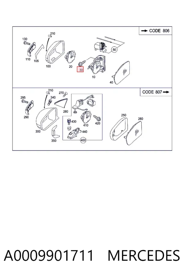  A0009901711 Mercedes