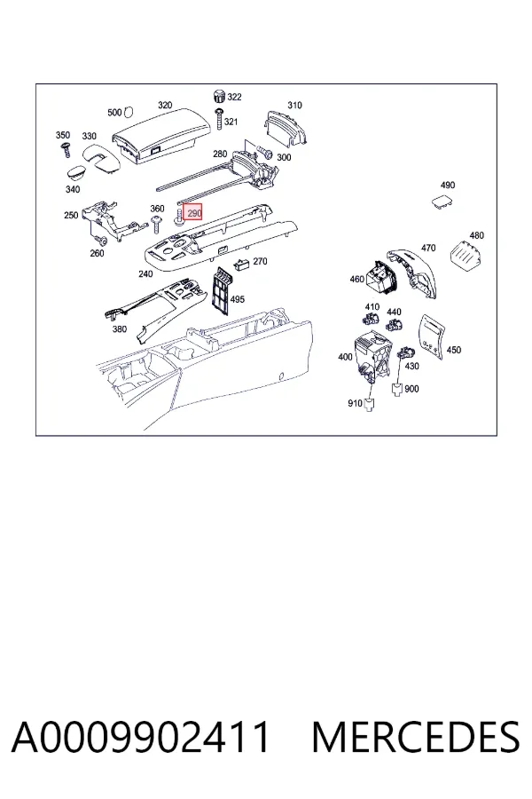  A0009902411 Mercedes