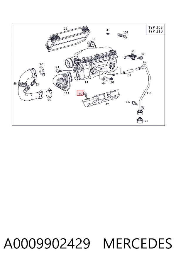  A0009902429 Mercedes