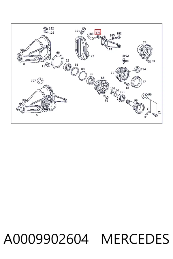  A0009902604 Mercedes