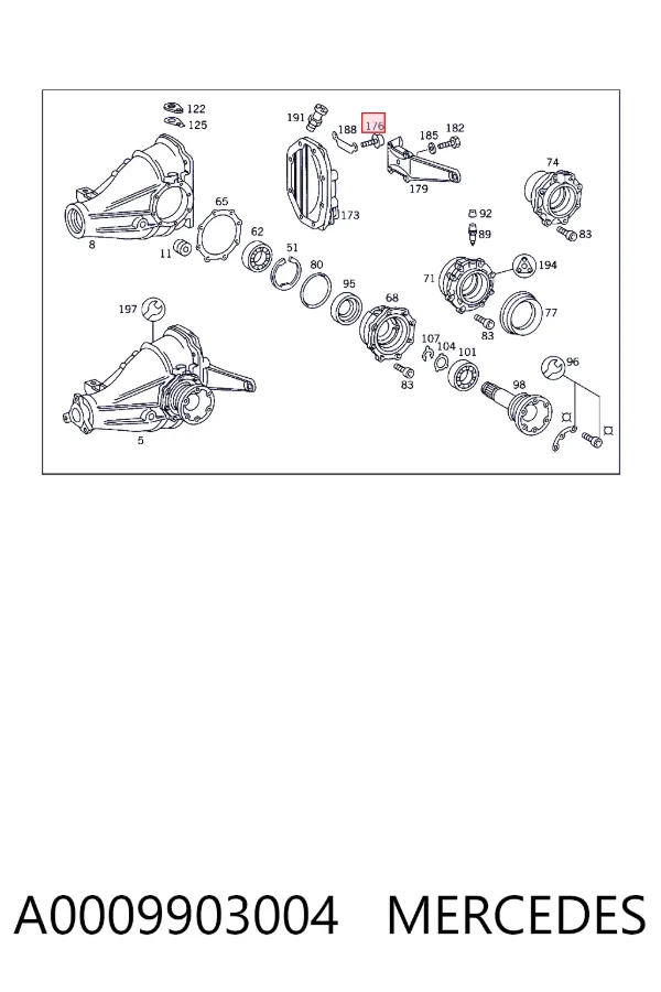  A0009903004 Mercedes