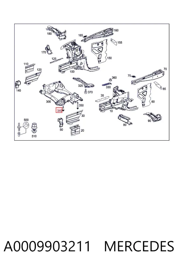  A0009903211 Mercedes