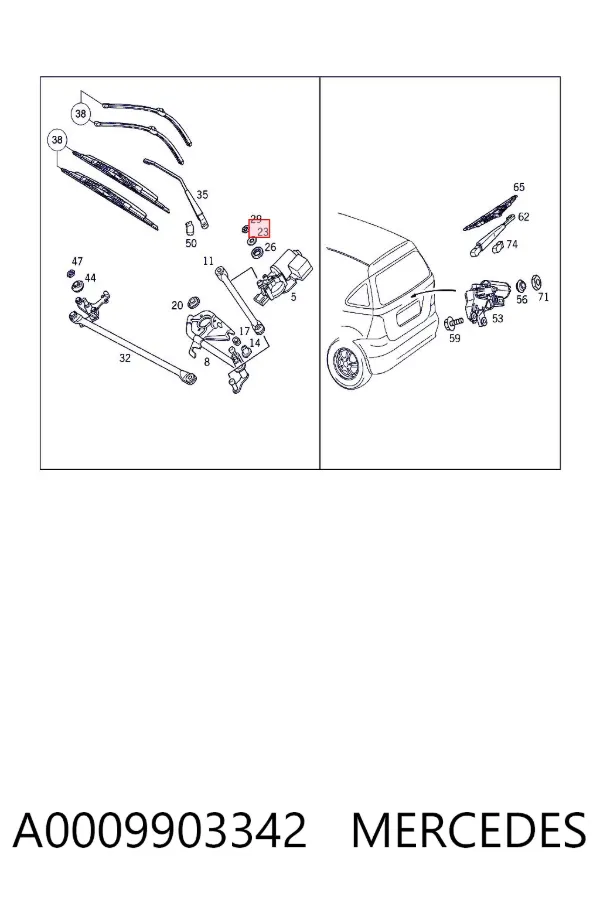  A0009903342 Mercedes