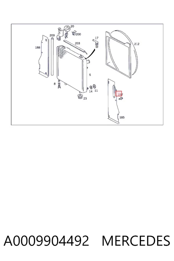  A0009904492 Mercedes