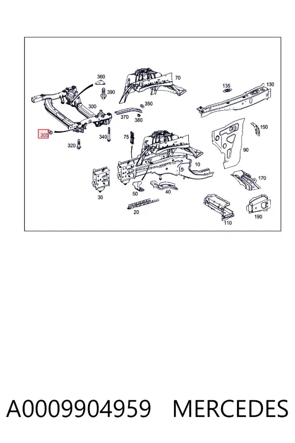  A0009904959 Mercedes
