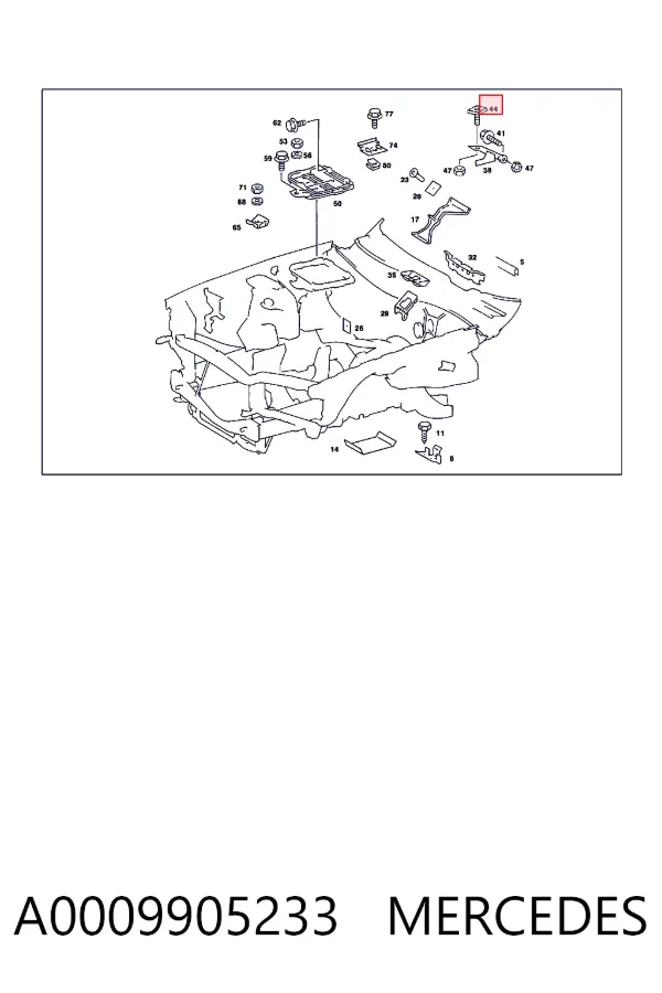  A0009905233 Mercedes