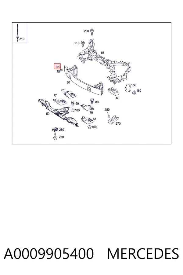  A0009905400 Mercedes