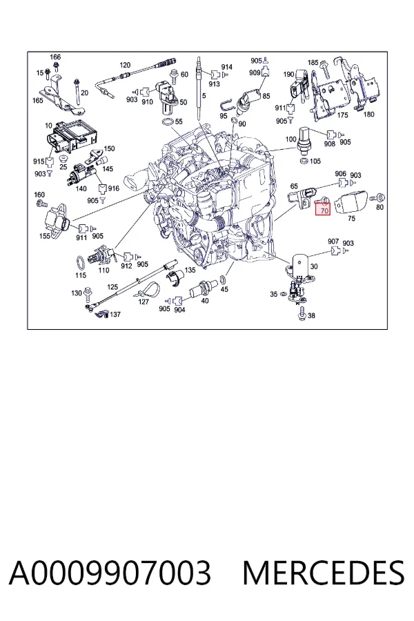 A0009907003 Mercedes