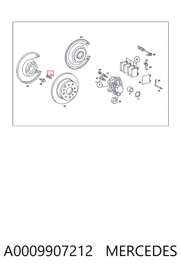  A0009907212 Mercedes