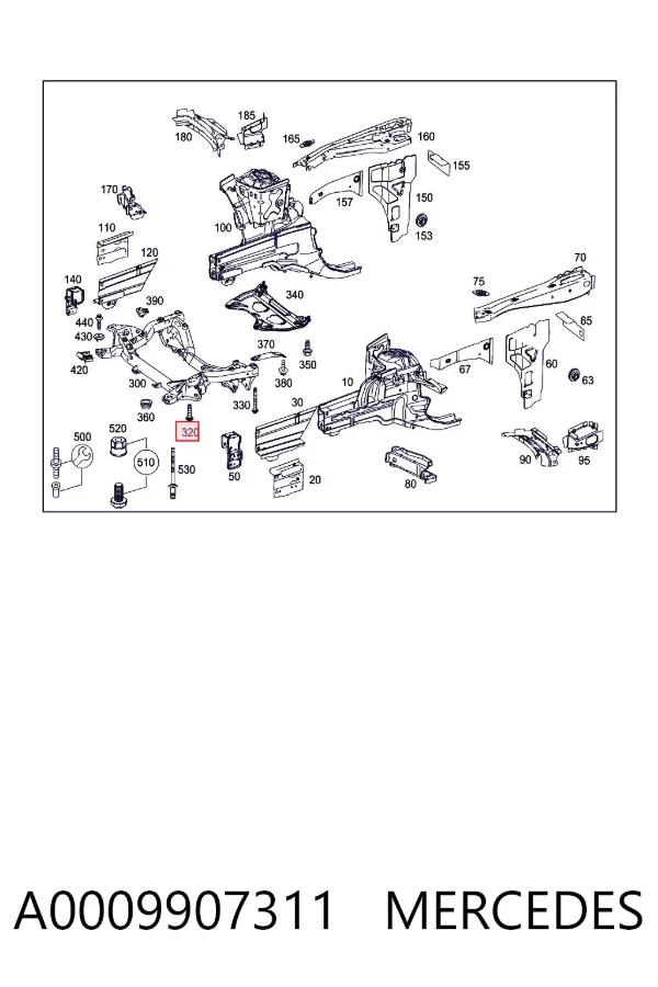  A0009907311 Mercedes