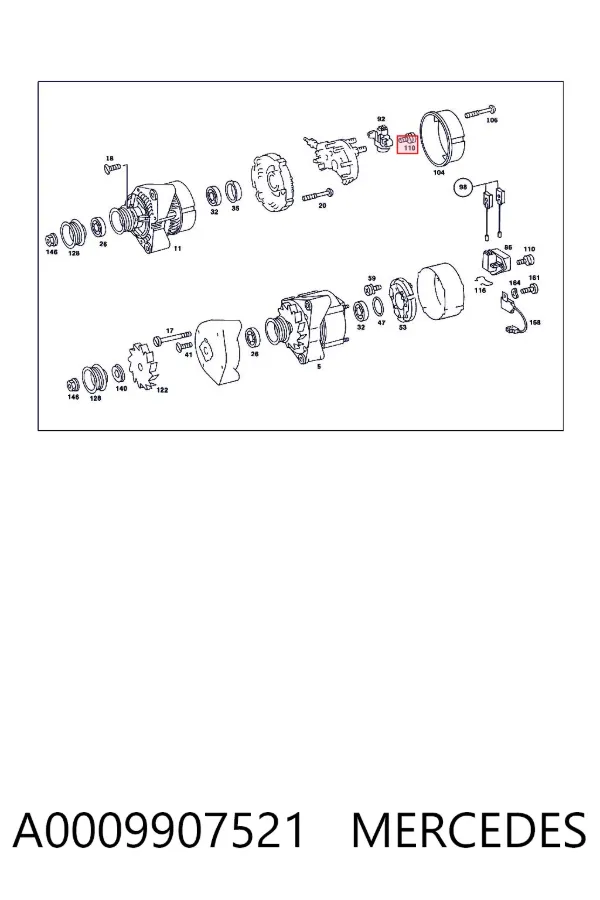  A0009907521 Mercedes