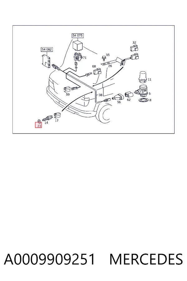  A0009909251 Mercedes