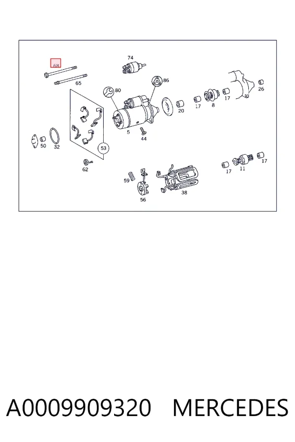  A0009909320 Mercedes