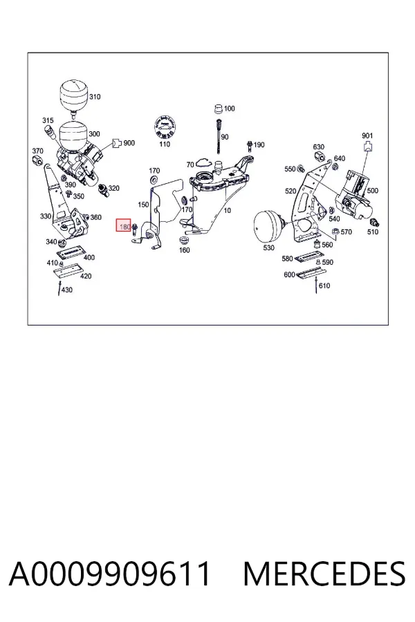  A0009909611 Mercedes