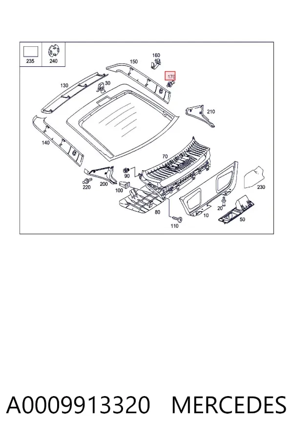  A0009913320 Mercedes