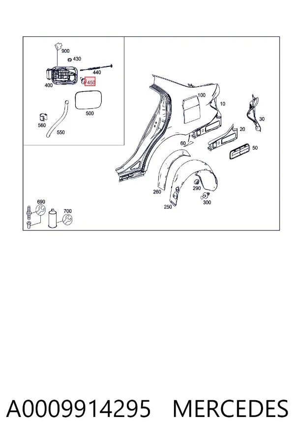  A0009914295 Mercedes