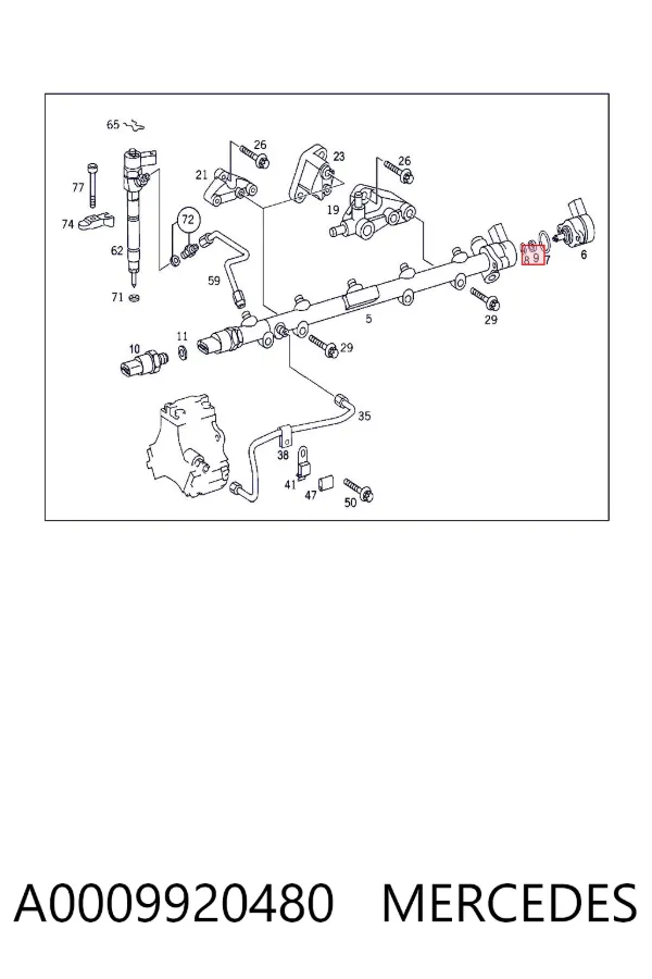  A0009920480 Mercedes