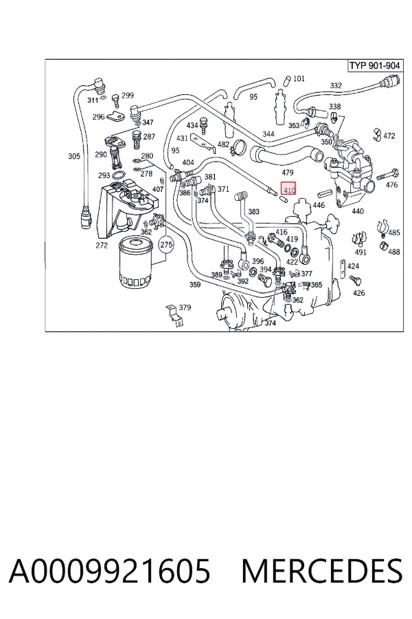  A0009921605 Mercedes