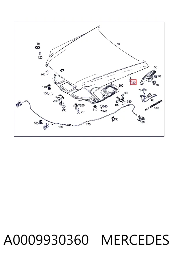  A0009930360 Mercedes