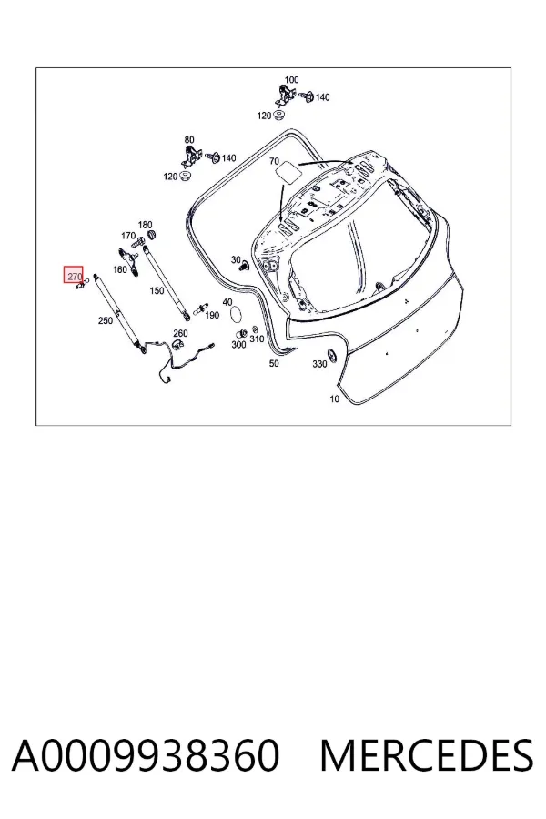  A0009938360 Mercedes