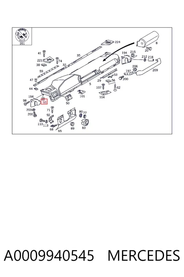  A0009940545 Mercedes
