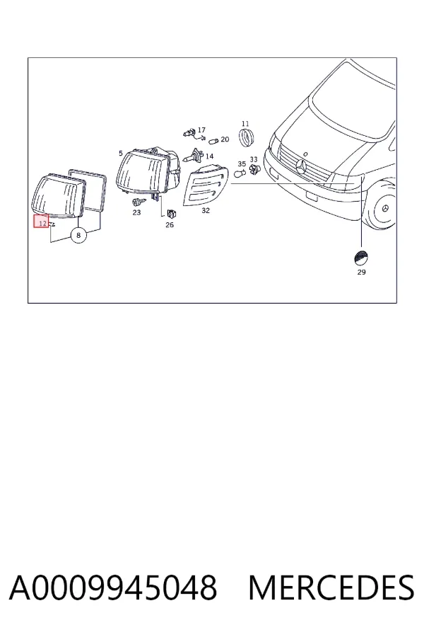  A0009945048 Mercedes