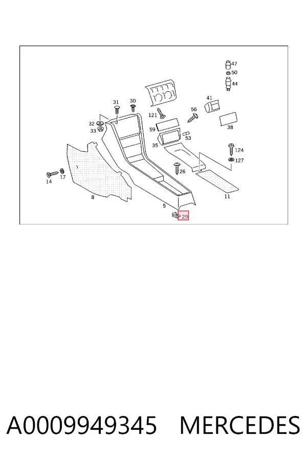  A0009949345 Mercedes