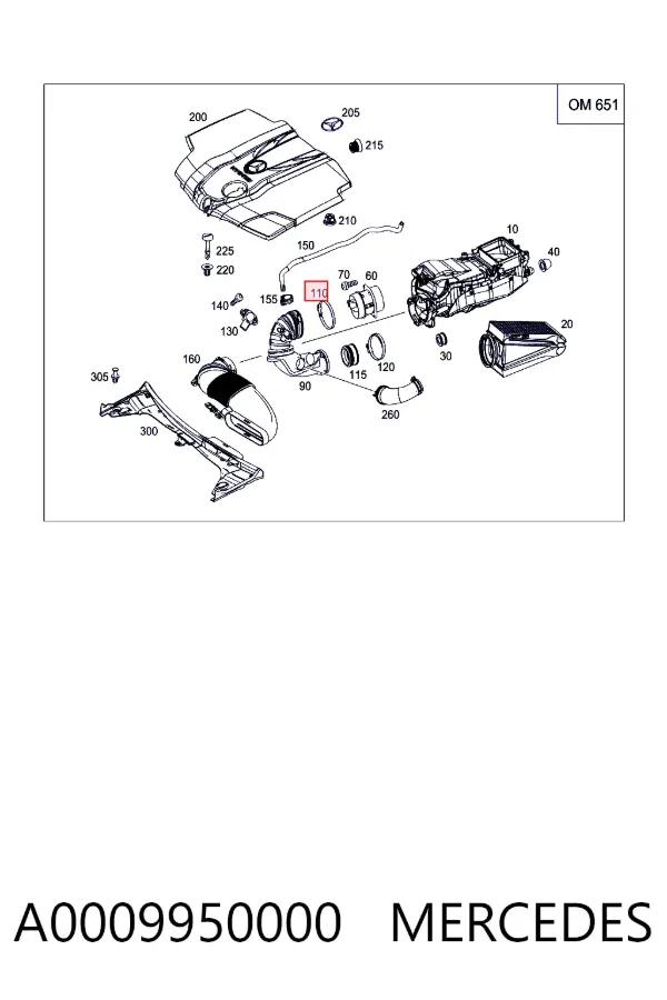  A0009950000 Mercedes