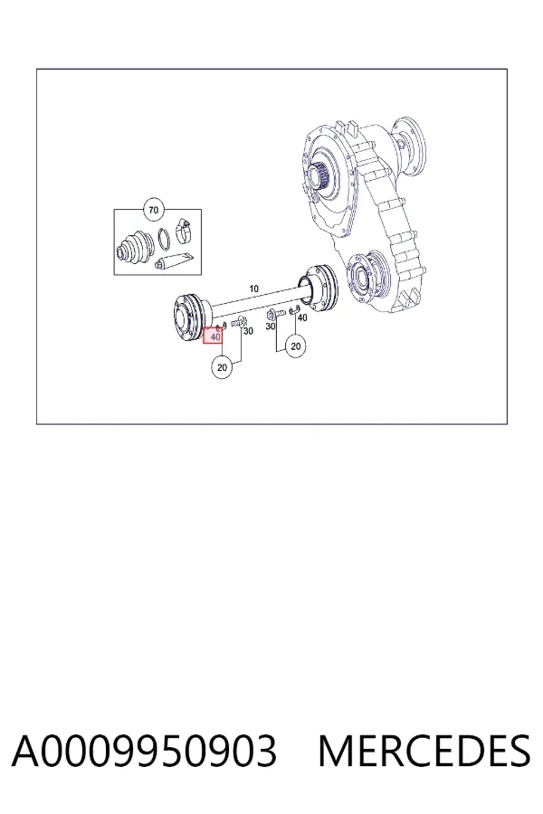  A0009950903 Mercedes