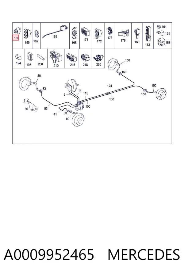  A0009952465 Mercedes