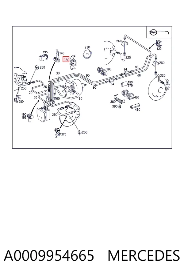  A0009954665 Mercedes